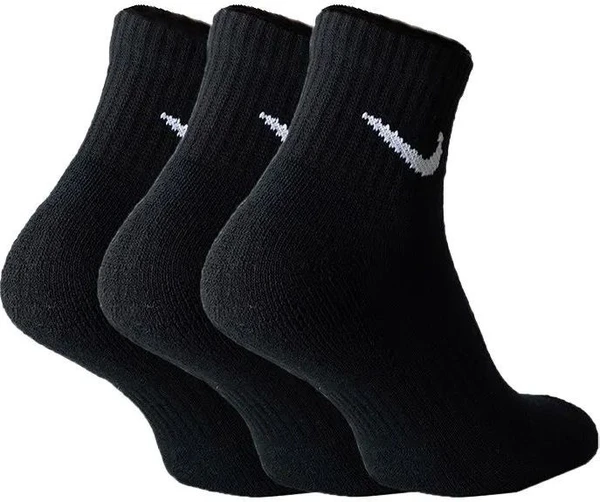 Носки Nike EVERYDAY CUSH ANKLE 3PR черные (3 пары) SX7667-010