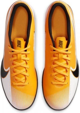 Футзалки (бампы) Nike Mercurial Vapor 13 Club IC желто-белые AT7997-801