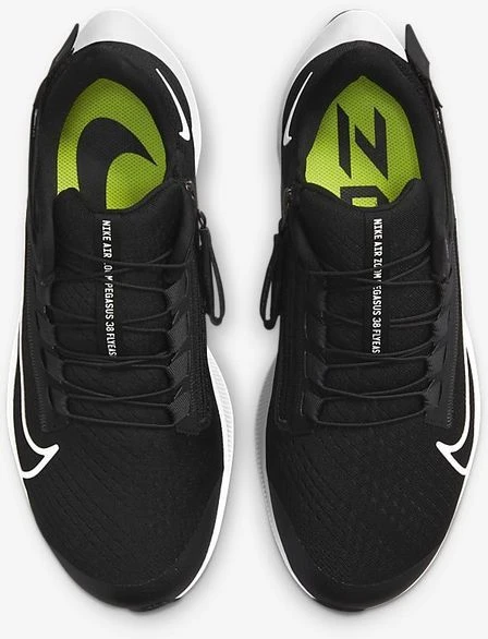 Кроссовки Nike AIR ZOOM PEGASUS 38 FLYEASE 4E черные DA6678-001