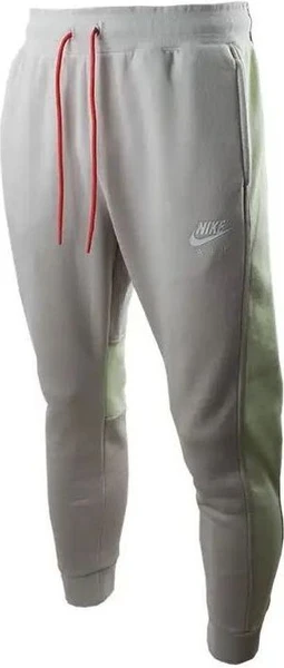 Спортивные штаны Nike NSW AIR BB FLC PANT серо-салатовые DD6348-072