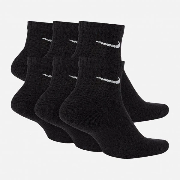 Носки Nike EVERYDAY CUSH ANKL черные 6 пар SX7669-010