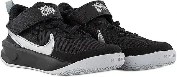 Кроссовки детские Nike TEAM HUSTLE D 10 (PS) черные CW6736-004