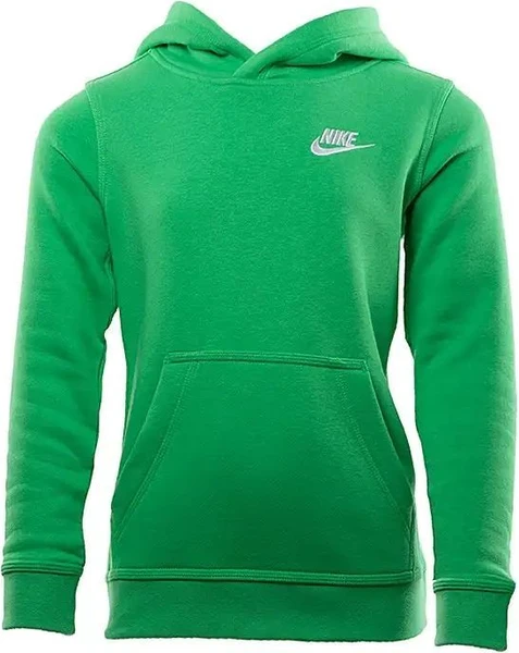 Толстовка подростковая Nike HOODIE PO CLUB зеленая BV3757-304