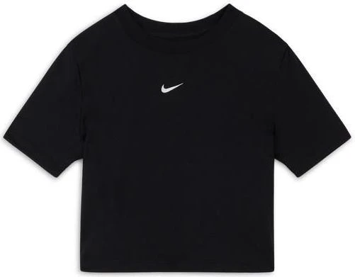 Футболка женская Nike ESSNTL TEE SLIM CRP LBR черная DD1328-010