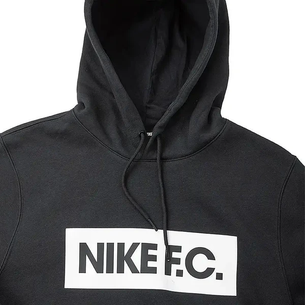 Толстовка Nike FC ESSNTL FLC HOODIE PO черная CT2011-010