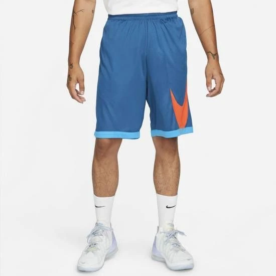 Шорты баскетбольные Nike DF HBR 10IN SHORT 3.0 синие DH6763-404