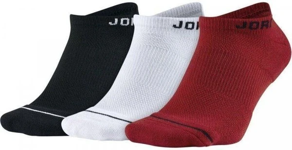 Шкарпетки Nike Jordan Unisex Jumpman No-Show Socks (3 Pair) кольорові SX5546-011