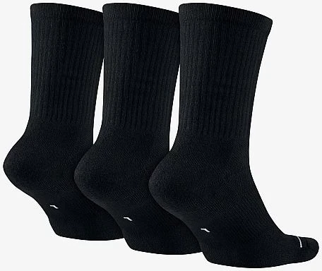 Шкарпетки баскетбольні Nike Jordan Unisex Jumpman Crew Socks (3 Pack) чорні SX5545-013