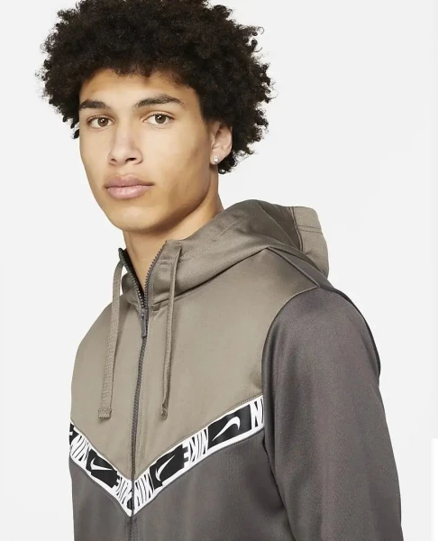 Толстовка Nike REPEAT PK FZ HOODIE сіра DM4672-254