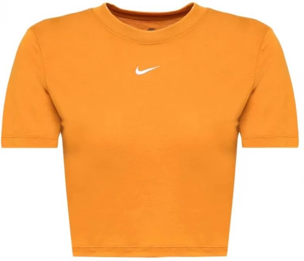 Жіноча футболка Nike ESSNTL TEE SLIM CRP LBR помаранчева DD1328-738