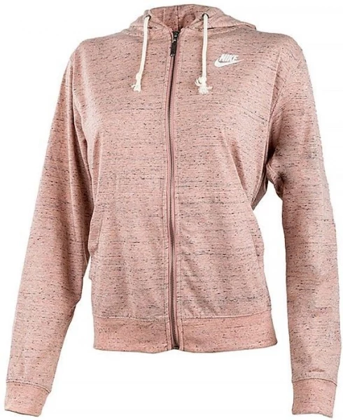 Толстовка женская Nike GYM VNTG EASY FZ HOODIE розовая DM6386-609