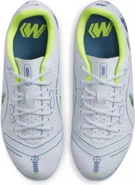 Бутсы детские Nike MERCURIAL VAPOR 14 ACADEMY FG/MG белые DJ2856-054