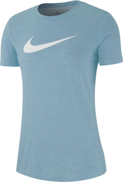 Футболка женская Nike DRY TEE DFC CREW голубая AQ3212-495
