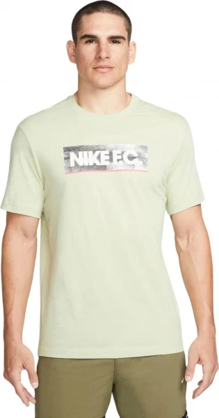 Футболка Nike FC TEE SEASONAL BLOCK зеленая DH7444-371