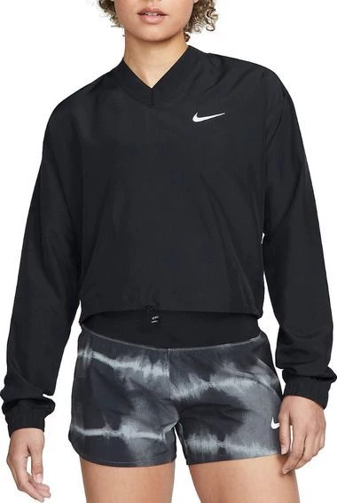 Вітровка жіноча Nike W NK SWOOSH RUN JACKET чорна DM7775-010