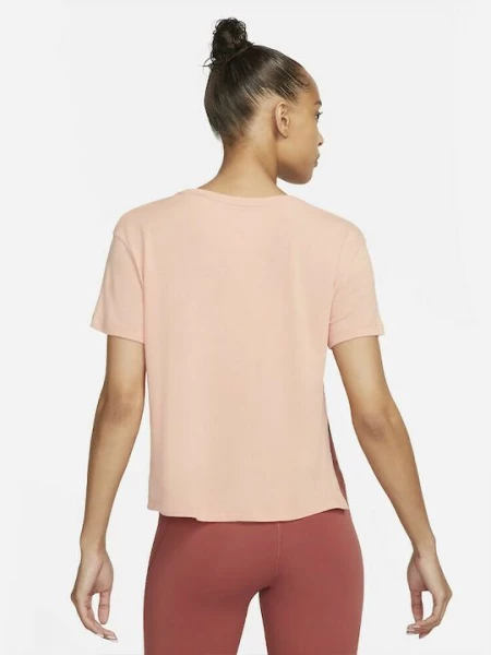 Жіноча футболка Nike W NY DF S/S TOP рожева DM7025-824