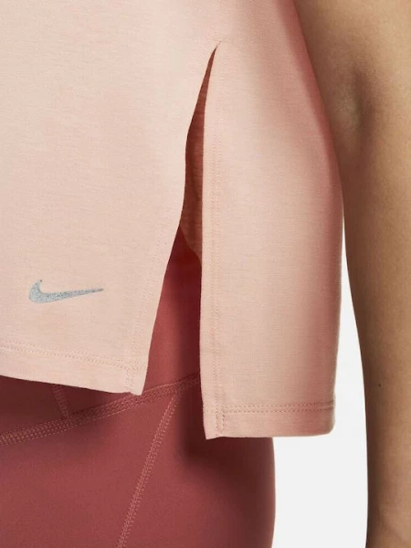 Футболка женская Nike W NY DF S/S TOP розовая DM7025-824