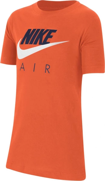 Футболка подростковая Nike B NSW TEE Nike AIR FA20 1 оранжевая CZ1828-817