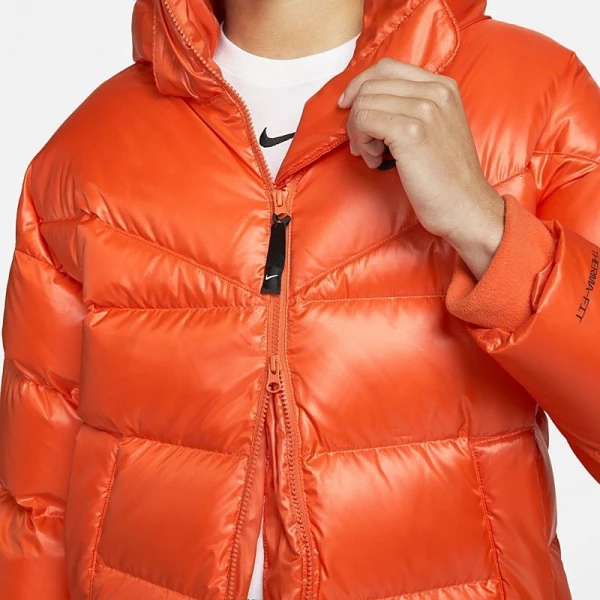 Жіноча куртка Nike W NSW TF CITY HD PARKA помаранчева DH4081-869
