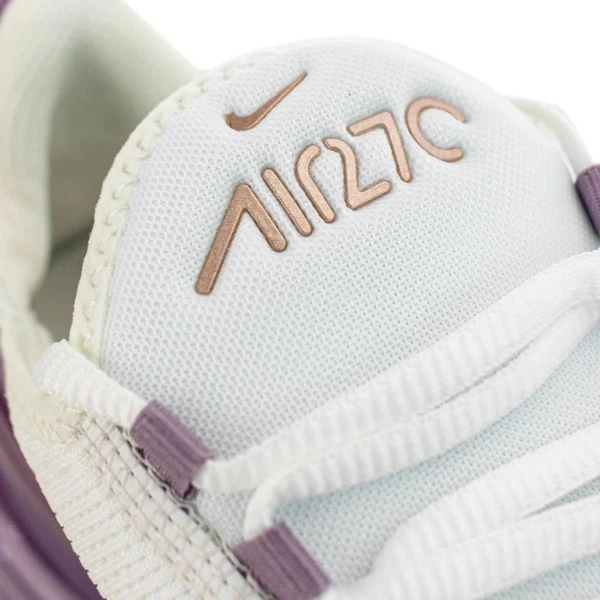 Кроссовки детские Nike AIR MAX 270 (GS) бело-фиолетовые 943345-110