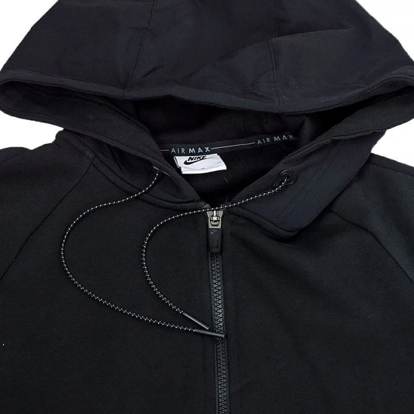 Толстовка Nike M NSW AIR MAX FLC FZ HOODIE BB чорна DJ5080-010