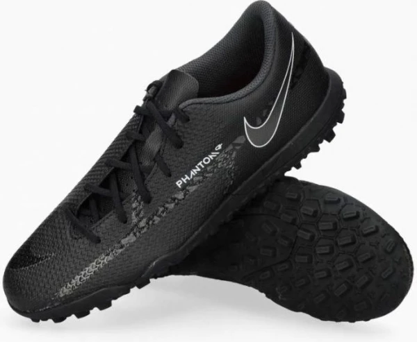 Сороконіжки (шиповки) Nike PHANTOM GT2 CLUB TF чорні DC0821-001