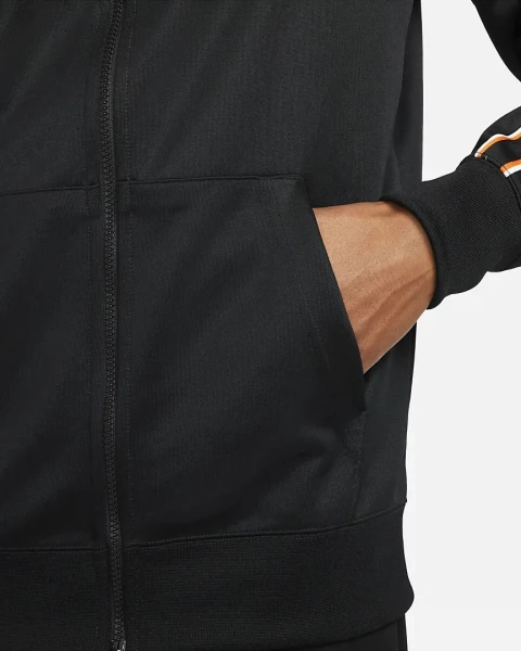Толстовка Nike M NSW REPEAT SW PK FZ HOODY чорна DX2025-010