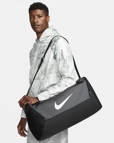 Сумка спортивна Nike NK BRSLA S DUFF - 9.5 (41L) сіра DM3976-068