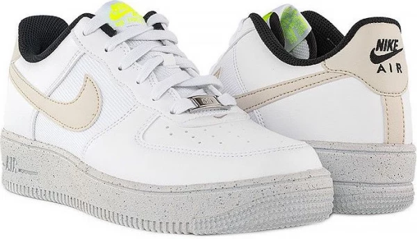 Кроссовки детские Nike AIR FORCE 1 CRATER NN (GS) белые DH8695-101