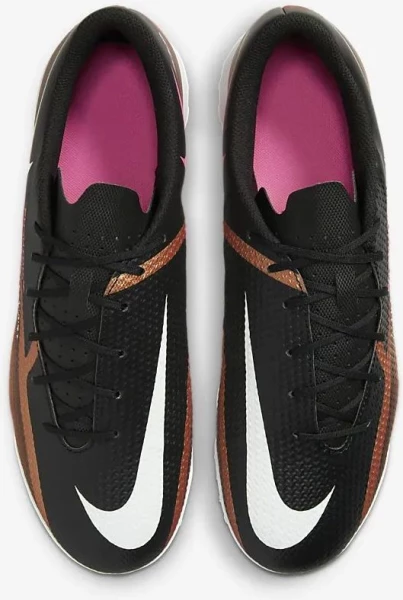 Сороконожки (шиповки) Nike PHANTOM GT2 CLUB TF коричнево-черные DR5970-810