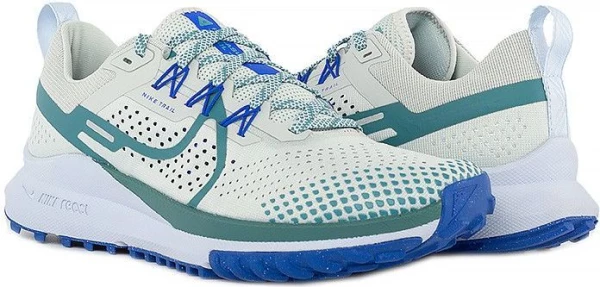 Кроссовки беговые Nike REACT PEGASUS TRAIL 4 бело-синие DJ6158-005