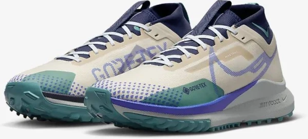 Кросівки для трейлраннінгу Nike REACT PEGASUS TRAIL 4 GTX бежево-зелені DJ7926-100