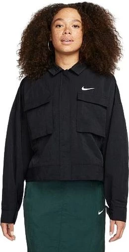 Куртка женская Nike ESSNTL WVN JKT FIELD черная DM6243-010