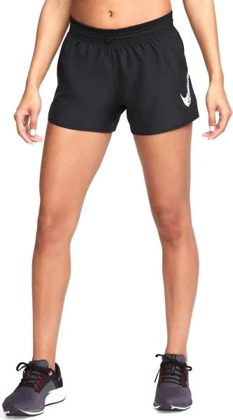 Шорти для бігу жіночі Nike W NK DF SWOOSH RUN SHORT чорні DM7773-010