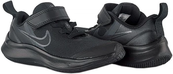 Кроссовки детские Nike STAR RUNNER 3 (PSV) черные DA2777-001