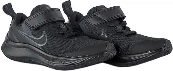 Кроссовки детские Nike STAR RUNNER 3 (PSV) черные DA2777-001