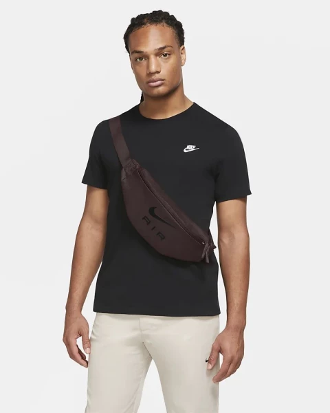 Сумка на пояс Nike NK HERITAGE WAISTPACK - NK AIR коричнева DR6271-227