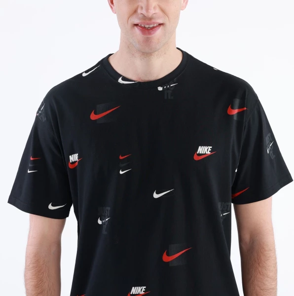Футболка Nike M NSW TEE M90 12MO LBR AOP черная DZ2991-010