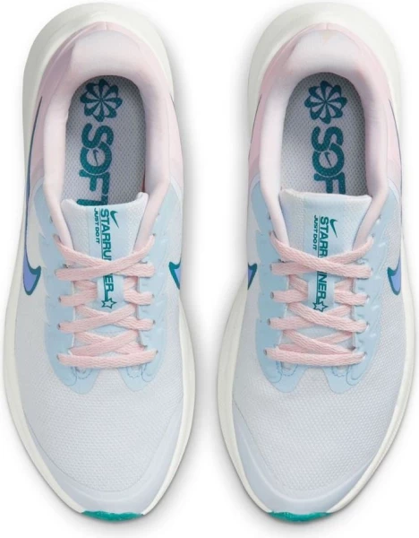 Кроссовки детские Nike STAR RUNNER 3 (GS) белые DA2776-102