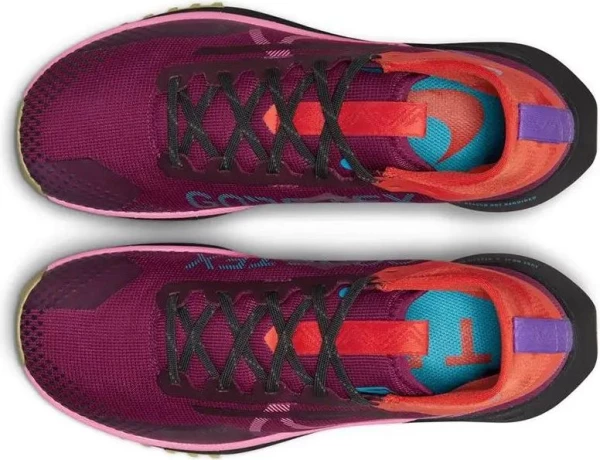 Кросівки бігові жіночі Nike W REACT PEGASUS TRAIL 4 GTX бордові FD0875-600