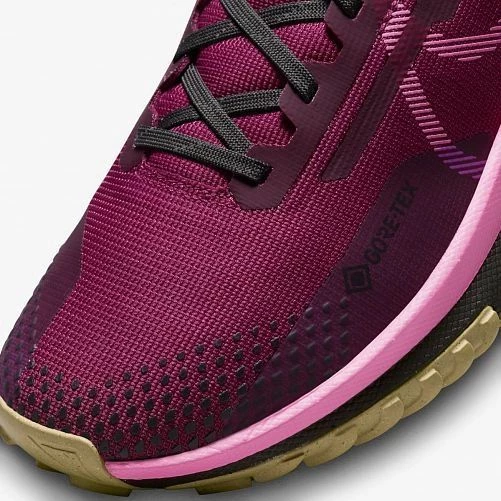 Кросівки бігові жіночі Nike W REACT PEGASUS TRAIL 4 GTX бордові FD0875-600