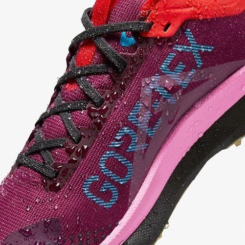 Кросівки бігові жіночі Nike W REACT PEGASUS TRAIL 4 GTX бордові FD0875-600