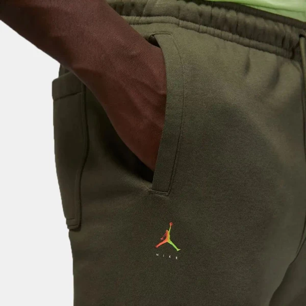 Спортивні штани Nike MJ FLT MVP FLEECE PANT хакі DV1603-325