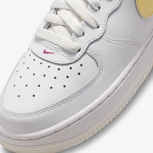 Кеды детские Nike AIR FORCE 1 MID (GS) бело-розовые DH2933-100