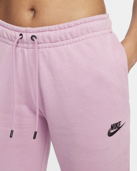Спортивные штаны женские Nike W NSW ESSNTL PANT REG FLC MR розовые DX2320-522