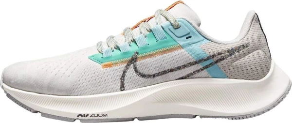 Кроссовки беговые женские Nike WMNS AIR ZOOM PEGASUS 38 MFS серые белые DC4566-100