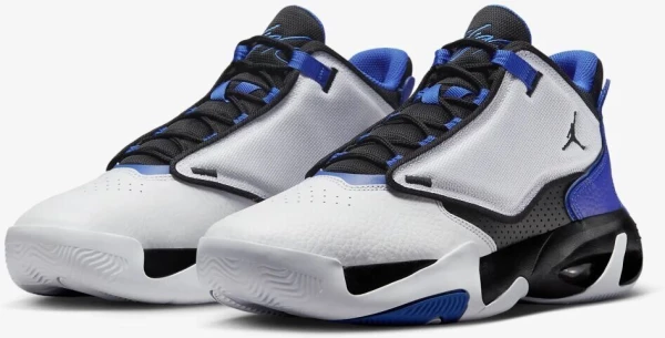 Кросівки баскетбольні Nike JORDAN MAX AURA 4 біло-чорно-сині DN3687-104