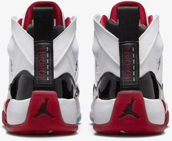 Кросівки баскетбольні Nike JUMPMAN TWO TREY біло-червоно-чорні DO1925-106