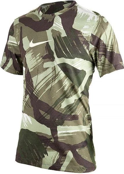 Футболка Nike M NK DF TEE CAMO AOP хаки DR7571-386