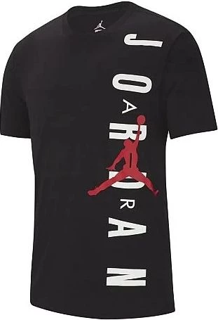 Футболка Nike JORDAN M JSW TEE HBR VERTICAL JRDN черная BV0086-010